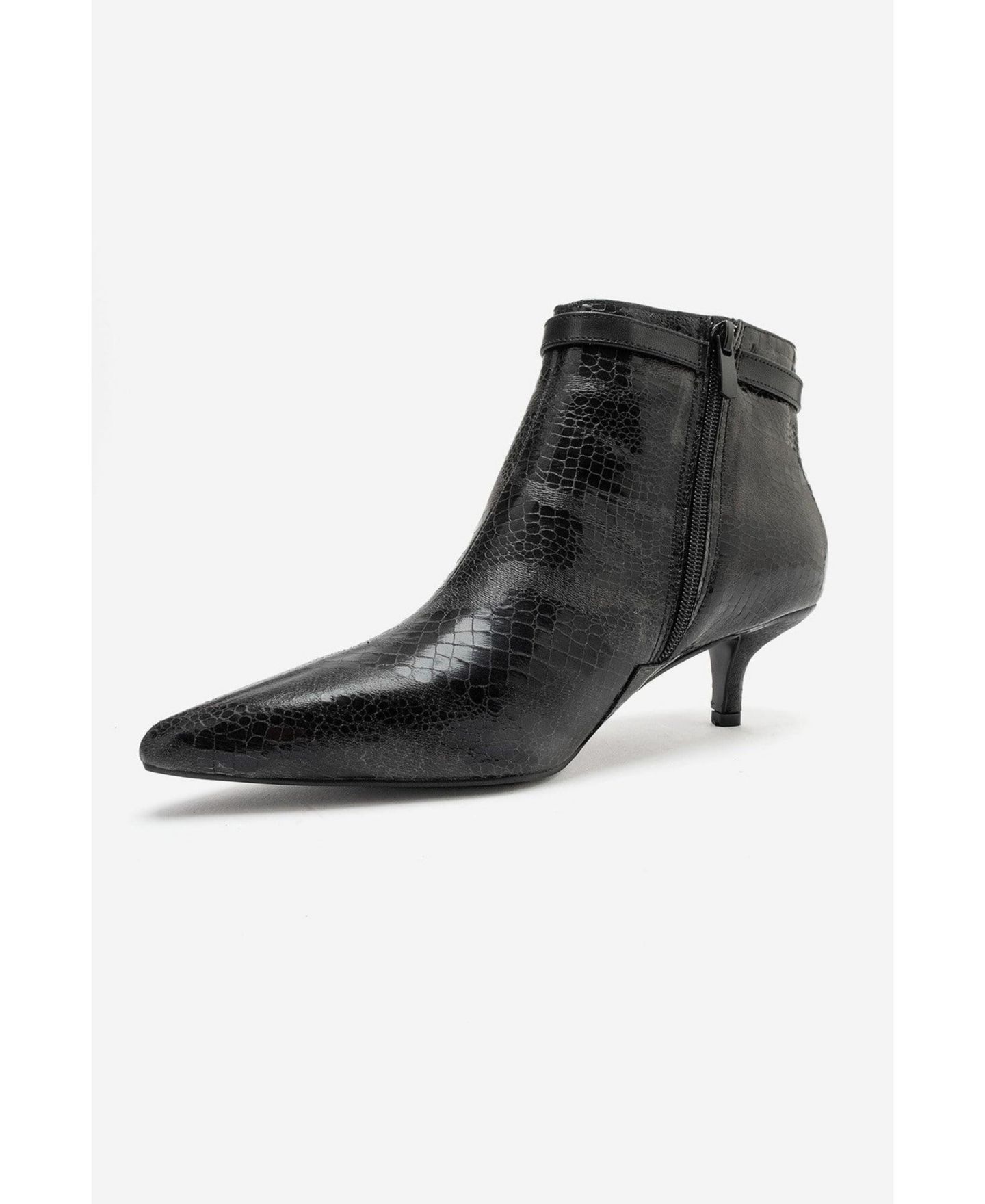 Женские ботинки Prologue Shoes Juxon на низком каблуке, цвет: Чёрный — фото 7