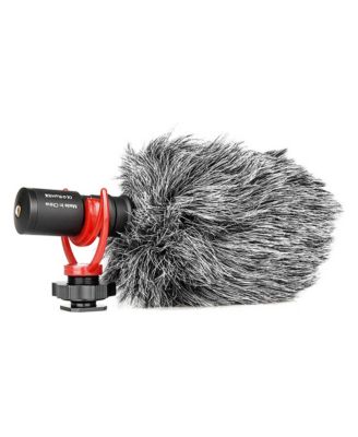 M1 Cardioid Condenser Shock Mount Microphone for Cameras and Smartphones