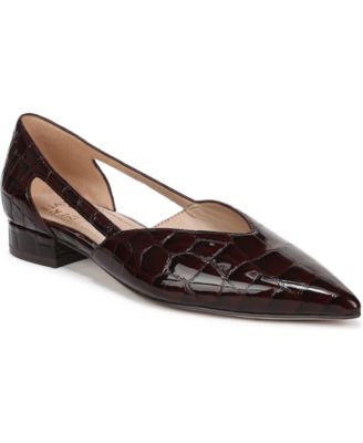 Women's Sydney Pointed Toe Low-Heel Leather Flats