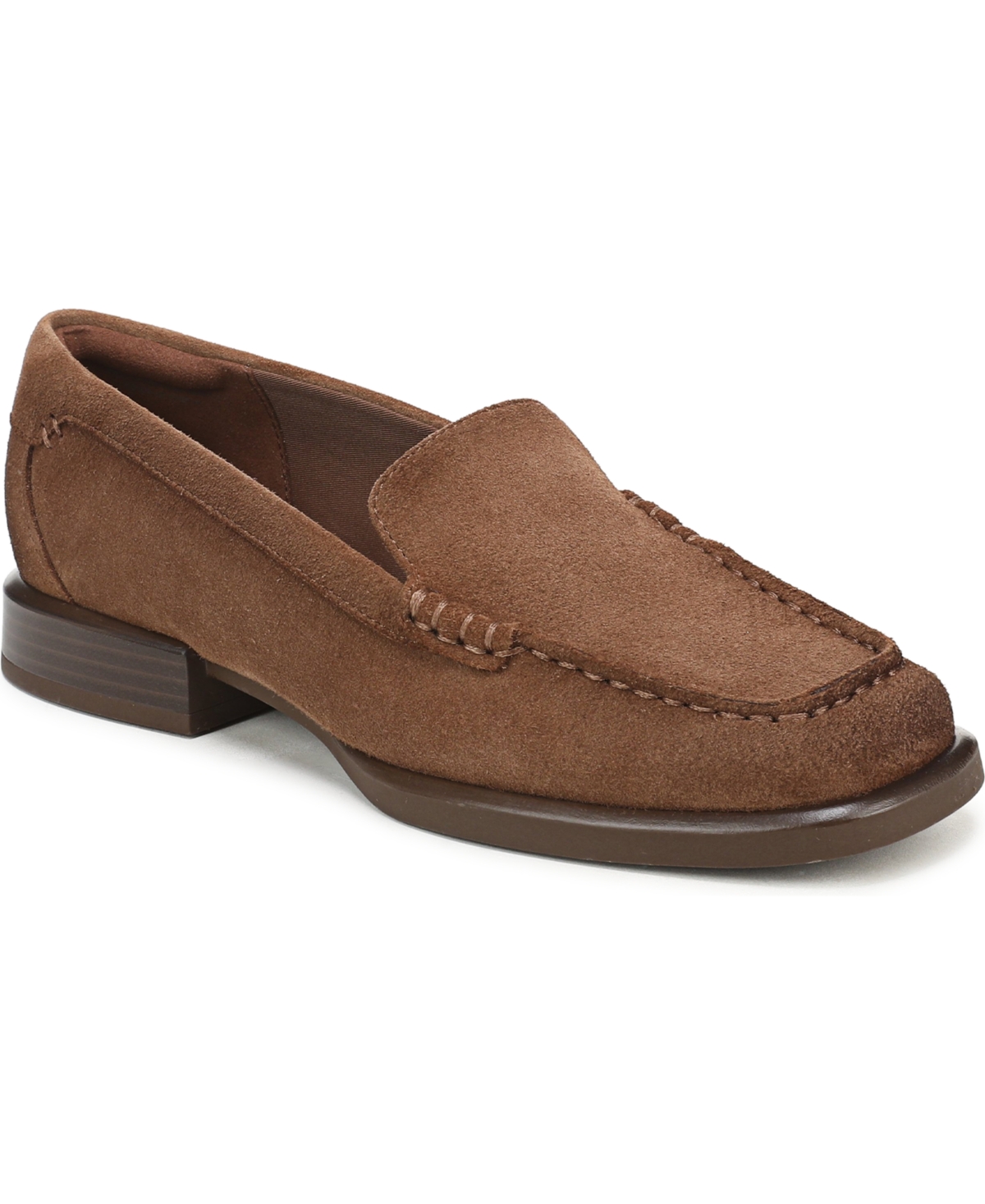 27 Edit Naturalizer Henley Suede Round Toe Loafers In Brown