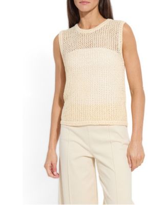 Women's Avery Sequined Crocheted Tank Top
