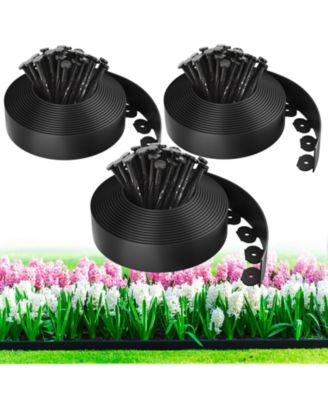 Landscape Edging Kit 100ft 150 Spikes 3pack 33ft pack 1.5in Tall