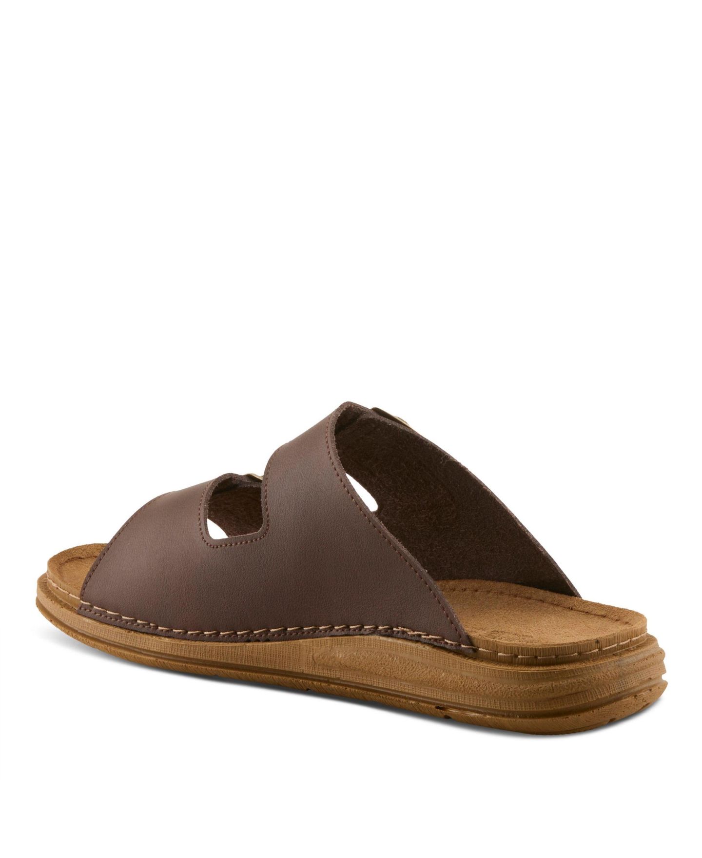 Мужские сандалии Spring Step Kovan Slide Sandal with Cushioned Insole, цвет: Коричневый — фото 7