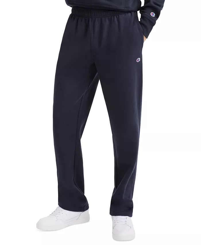 Men's Powerblend Open-Bottom Fleece Sweatpants - thumbnail 6