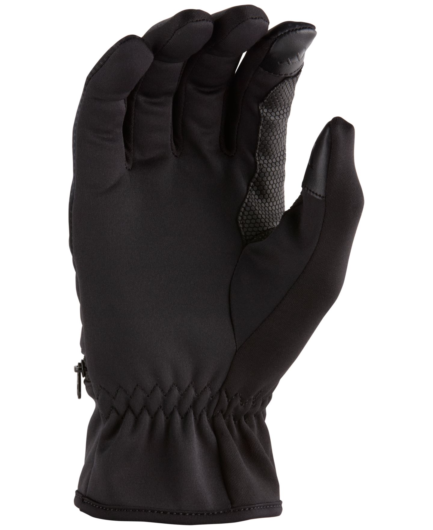 Мужские перчатки adidas Glory Touchscreen Zipper-Pocket, цвет: Чёрный — фото 2