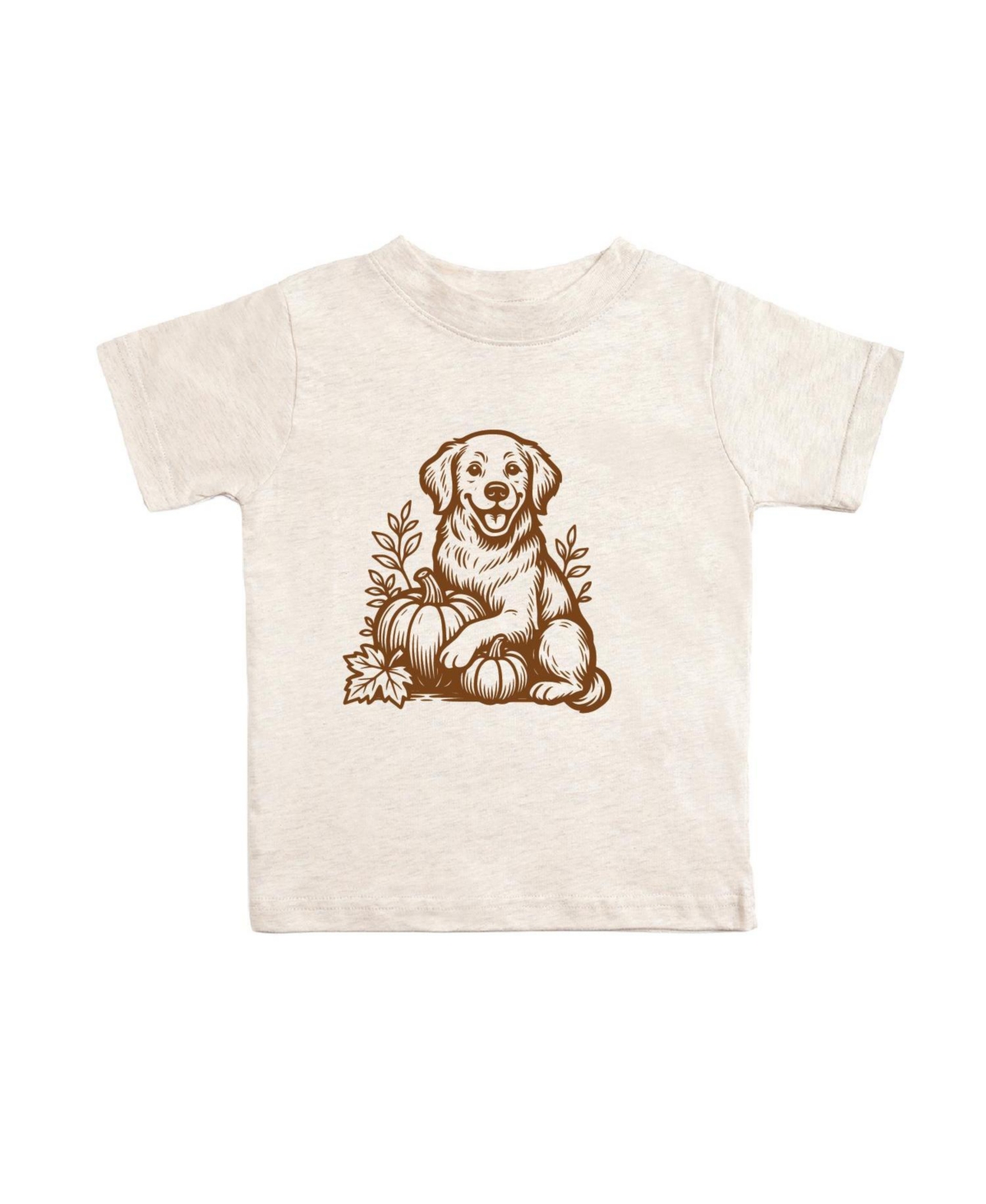 Sweet Wink Toddler Boys' 2T-5T Golden Retriever Harvest Graphic T-Shirt