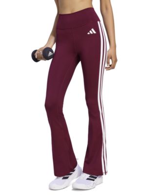 Women's Optime Essentials 3-Stripes Flared Leggings