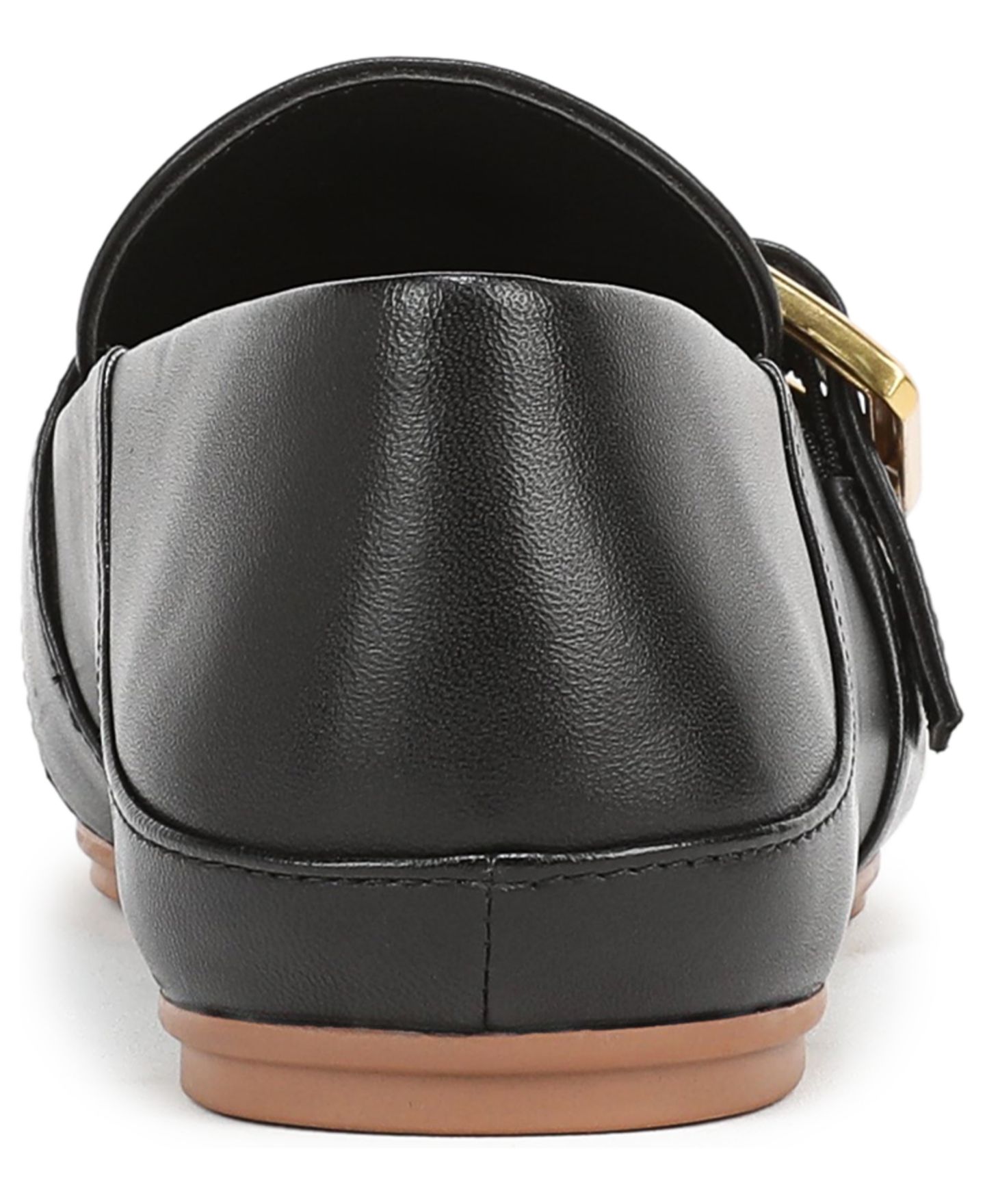 Женские туфли Franco Sarto Oakeslyn Square Toe Buckle, цвет: Чёрный кожаный — фото 3