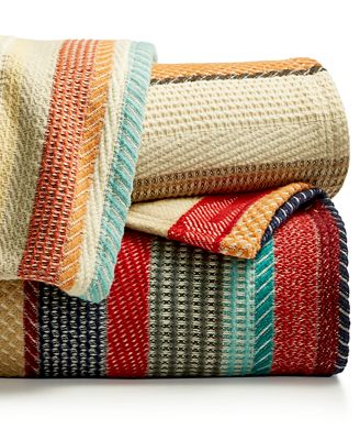 Pendleton Cotton Jacquard Chimayo Blankets - Blankets & Throws - Bed ...