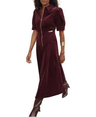 Women's Corduroy Maxi Dress