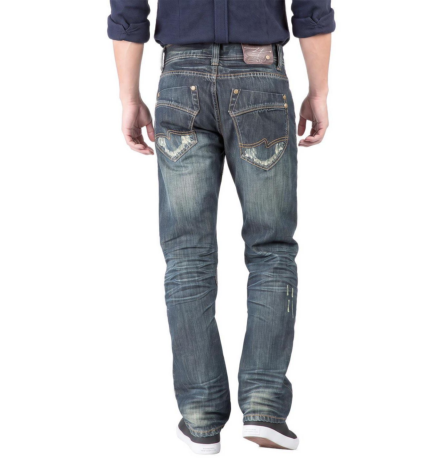 Мужские джинсы Level 7 Justin Relaxed-Straight Handcrafted-Vintage, цвет: Винтажный — фото 2
