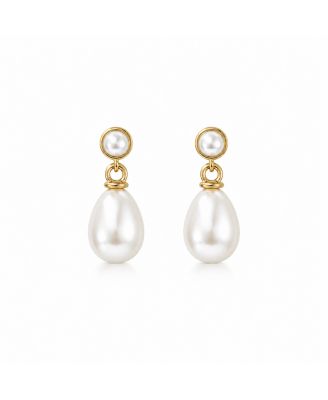 Imitation Pearl Drop Earrings