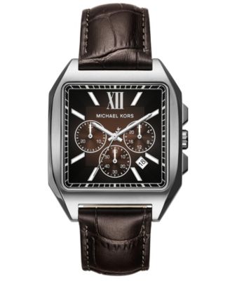 Men's Hayes Quartz Sport Chronograph Leather Watch 40mm