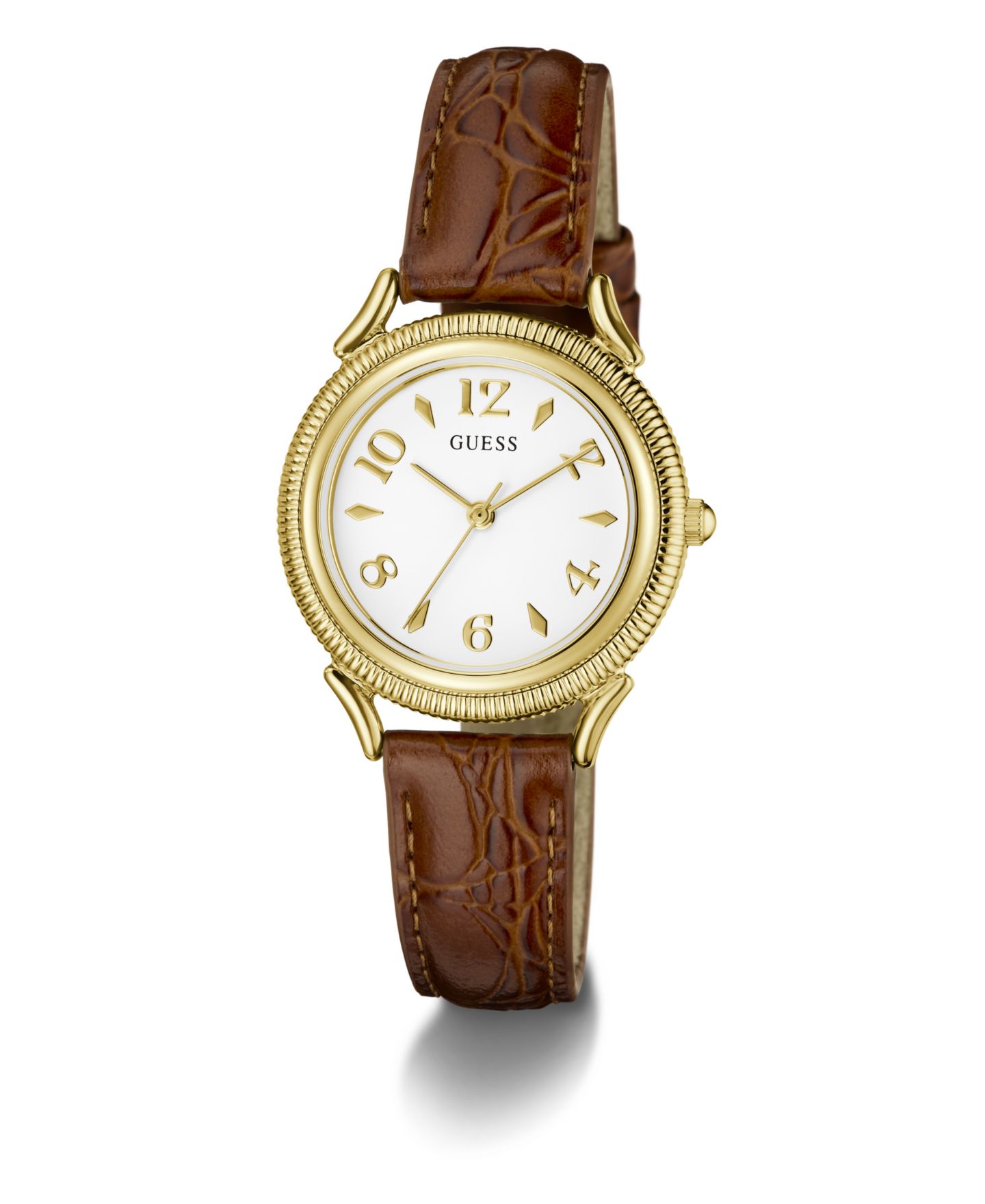 Часы GUESS Unisex Analog Quartz Brown Leather 31mm — фото 5