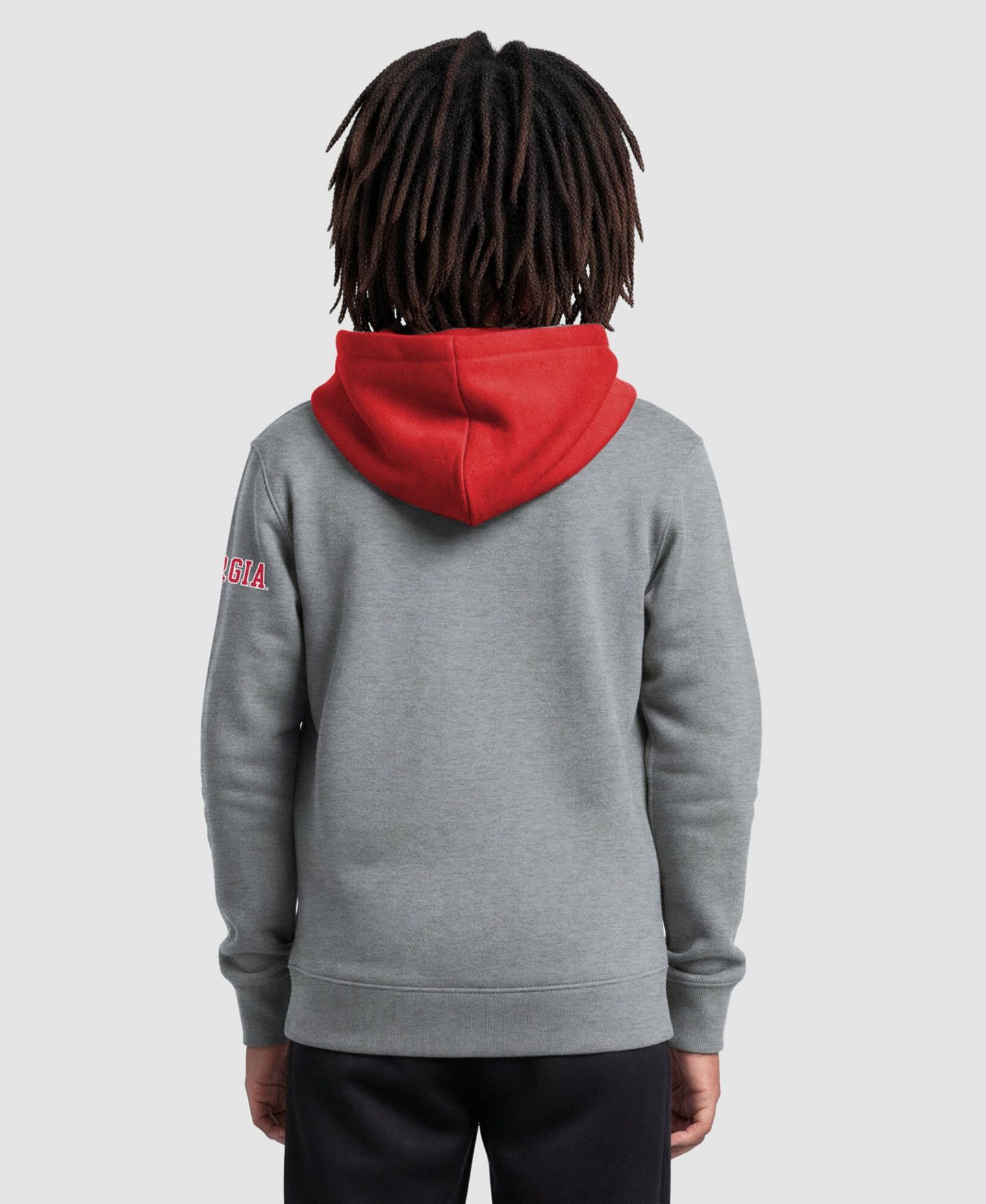 Детское худи Champion Heather Gray Georgia Bulldogs Fleece — фото 3