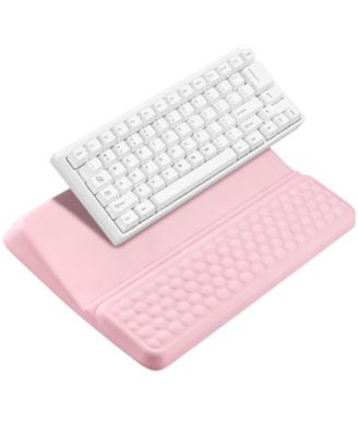 2 in 1 Keyboard Stand with Wrist Rest Ergonomic Adjustable Riser