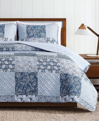 Reversible Printed 3-Piece Quilt Sets