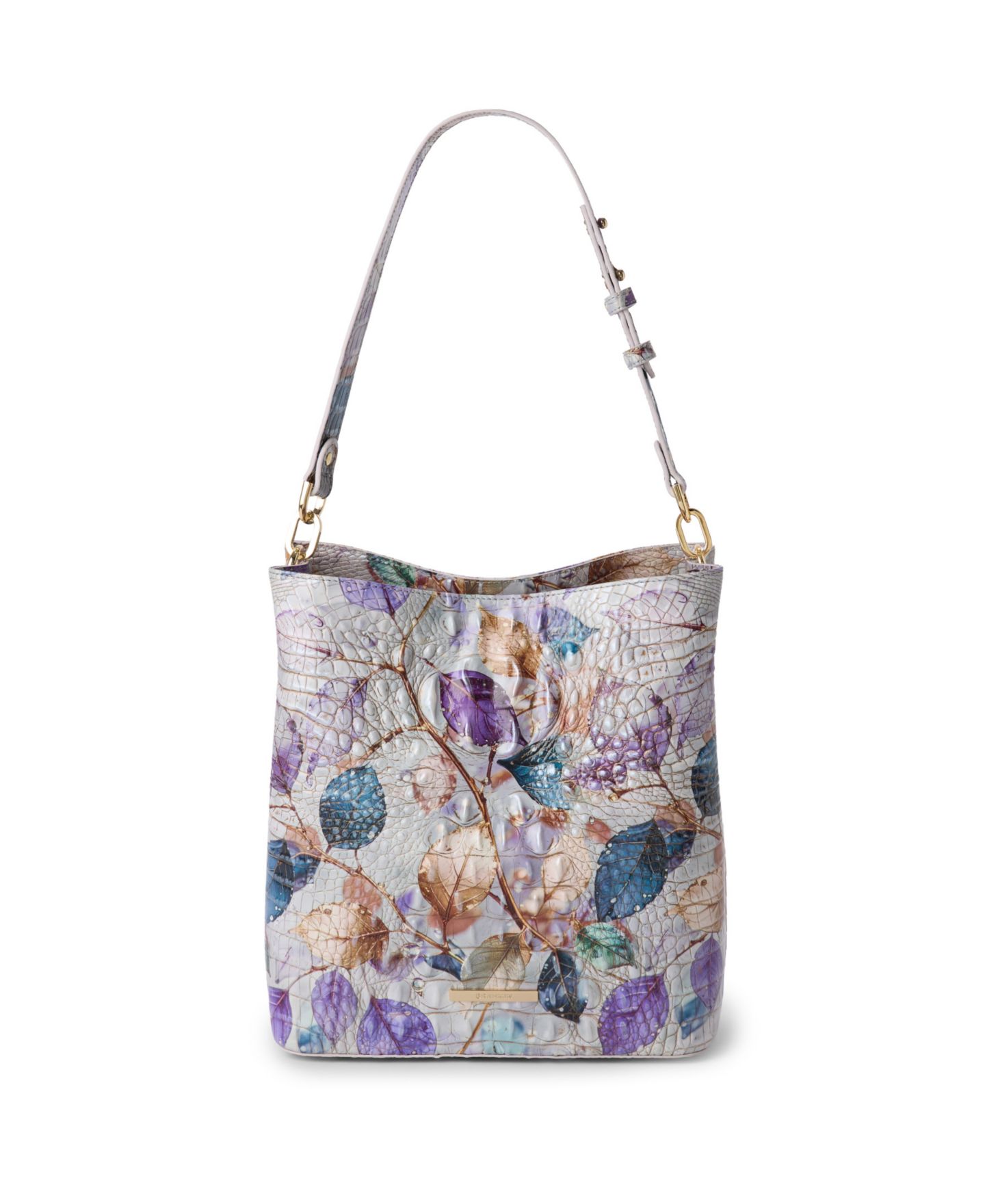 Женская сумка Brahmin Celina Melbourne Small Leather Bucket Handbag, цвет: Frosted — фото 1