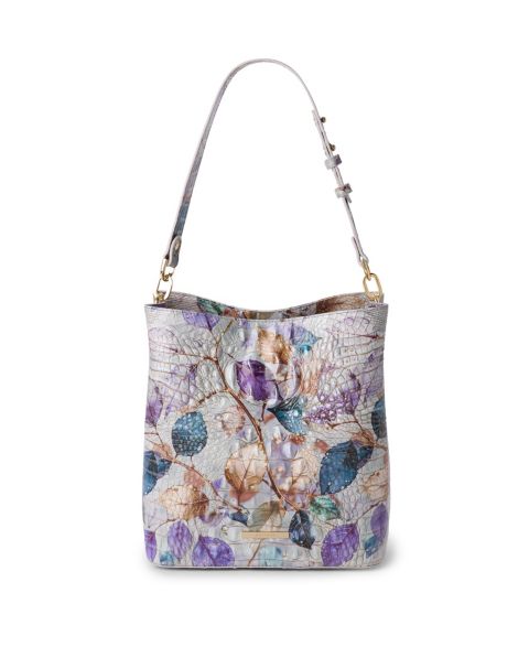 Женская сумка Brahmin Celina Melbourne Small Leather Bucket Handbag, цвет: Frosted