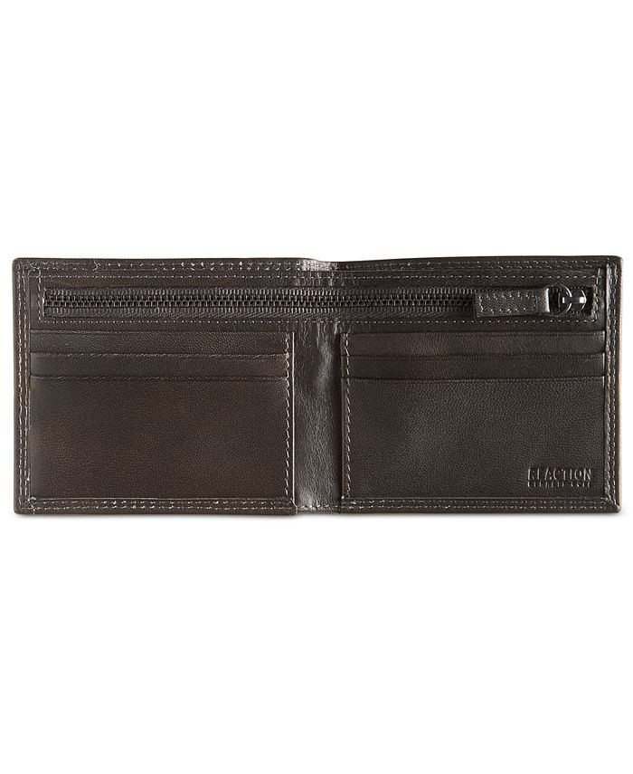 Kenneth Cole Reaction Men's Kevin Leather RFID Billfold - Macy's