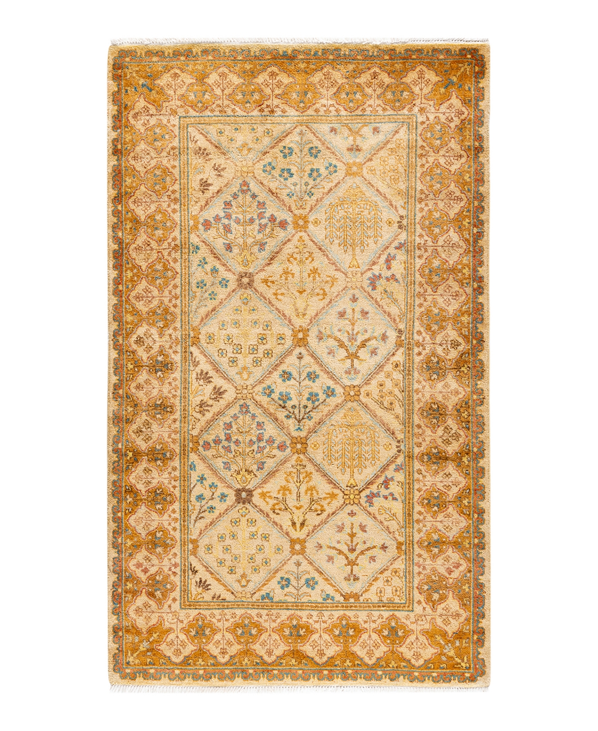 Adorn Handwoven Rugs Ottoman 3'2" x 5'3" Area Rug - Ivory