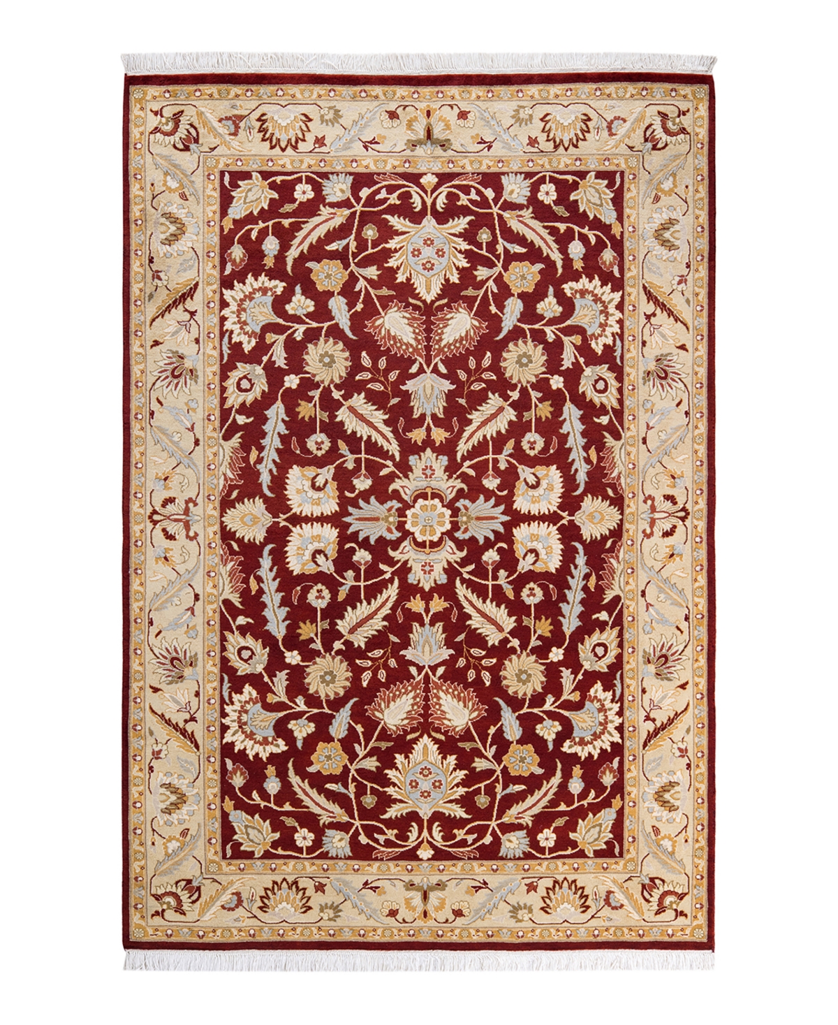 Adorn Handwoven Rugs Mogul M1452 4'1" x 6'0" Area Rug - Red