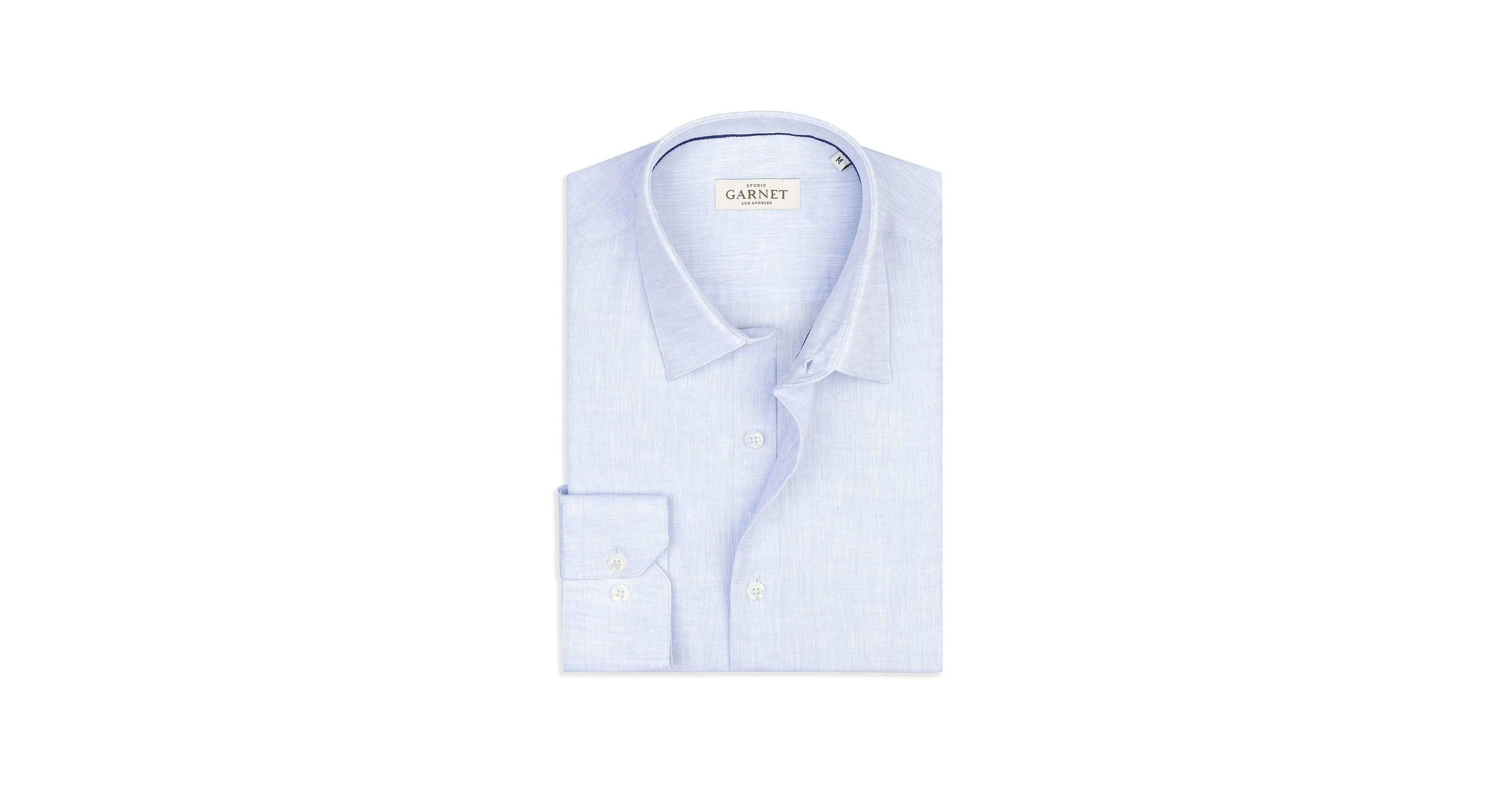 Garnet Men's Regular-Fit Solid Dress Shirt