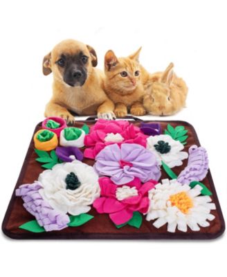 Dog Snuffle Mat Slow Feeder Interactive Puzzle Toy For Training And Travel