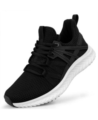 Women Slip On Running Sneakers Breathable Lightweight Anti Slip Walking Tennis Shoes