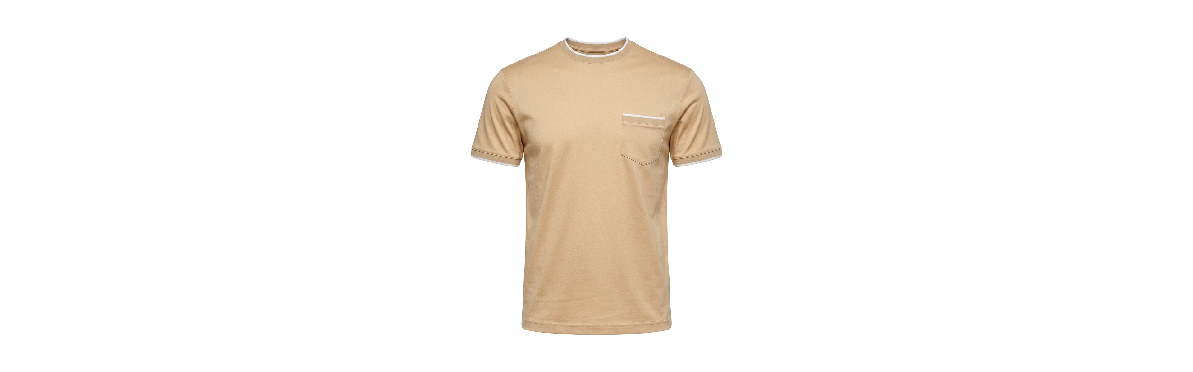 Garnet Men's Classic-Fit Crewneck Cotton Pocket T-Shirt