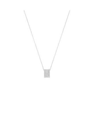 Rosa Round Crystal Pendant Necklace 14k Gold Plated Classic Style
