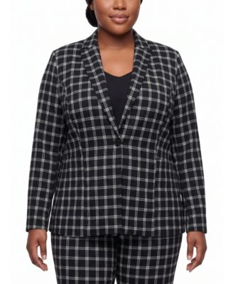 Plus Size Modern Challis Blazer