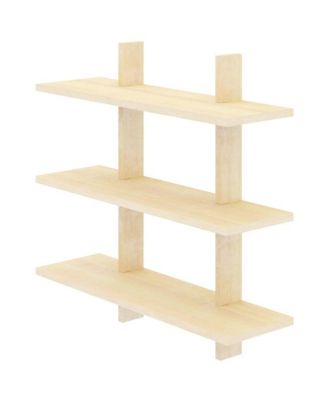 Modular wall shelving system