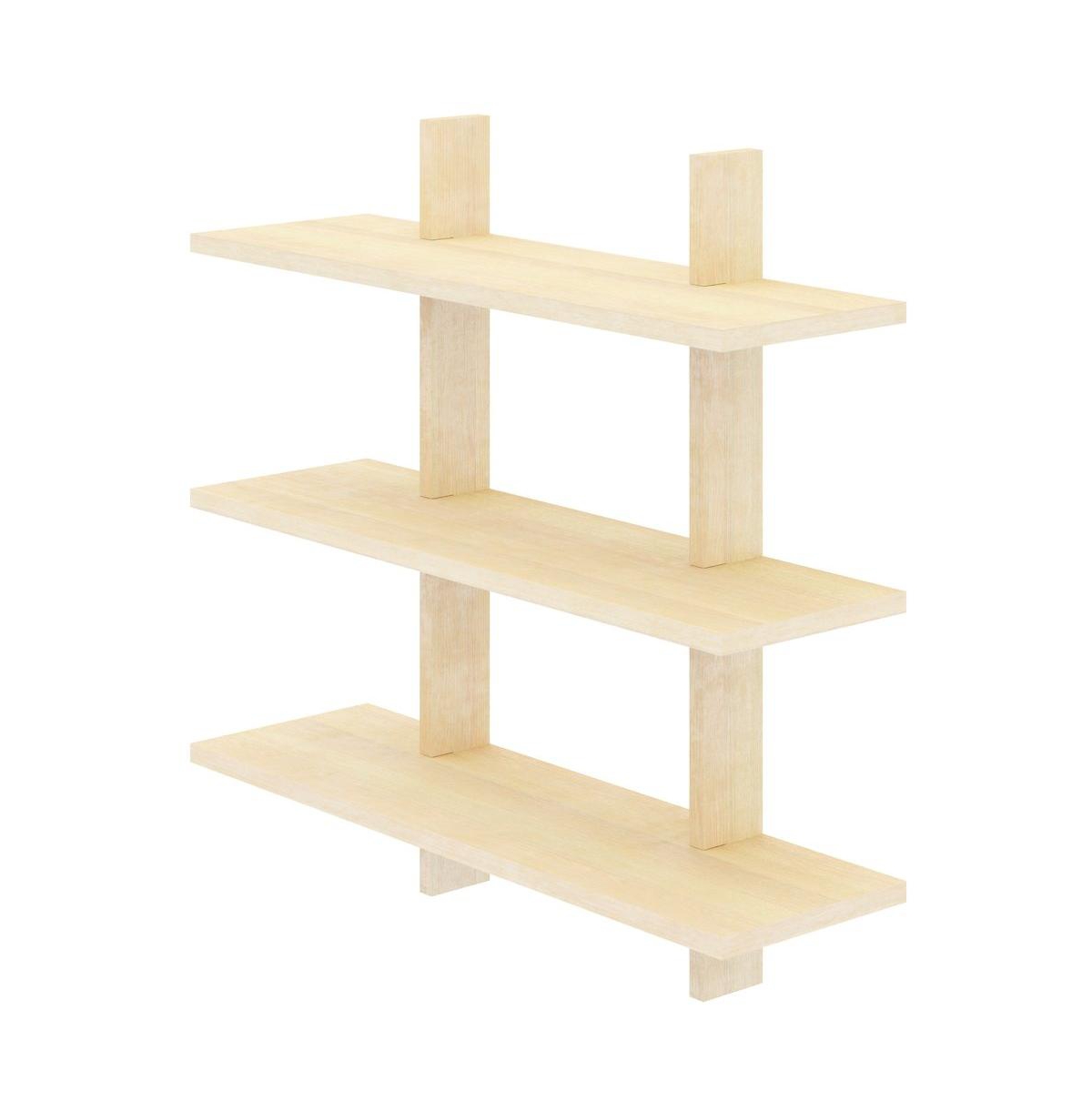 Nexera Modular wall shelving system - Birch