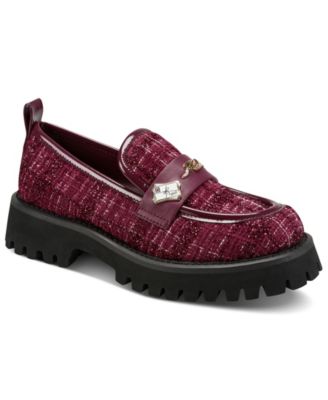 Women's Greenly Embellished Lug Sole Block Heel Loafers