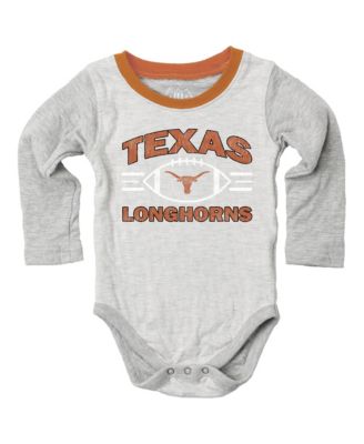 Baby Boys and Girls  Heather Gray Texas Longhorns Jie Jie Hopper Set