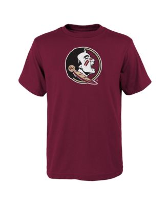 Big Boys and Girls Garnet Florida State Seminoles Primary Logo T-Shirt