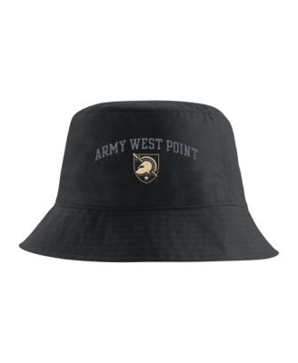 Men's Black Army Black Knights Apex Striped Bucket Hat