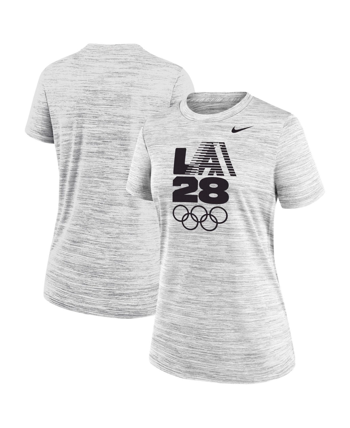Women's Nike Ash LA28 Summer Olympics Velocity Dri-fit T-Shirt - Ash