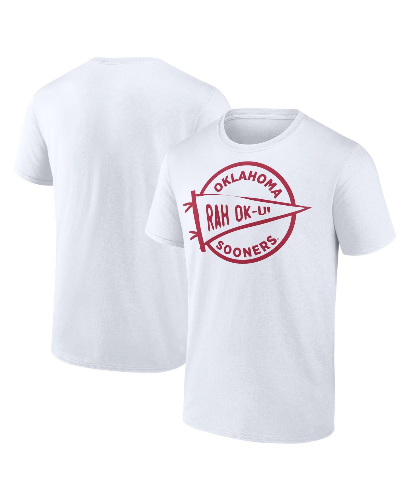 Мужская футболка Fanatics White Oklahoma Sooners Football Fan — фото 1