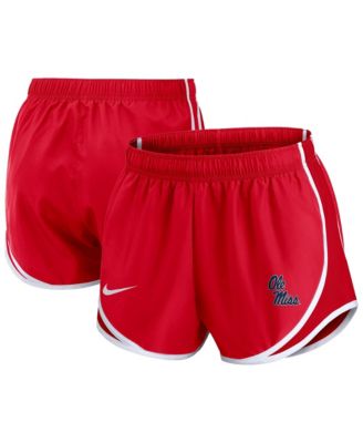 Women's Red Ole Miss Rebels Tempo Dri-FIT Shorts