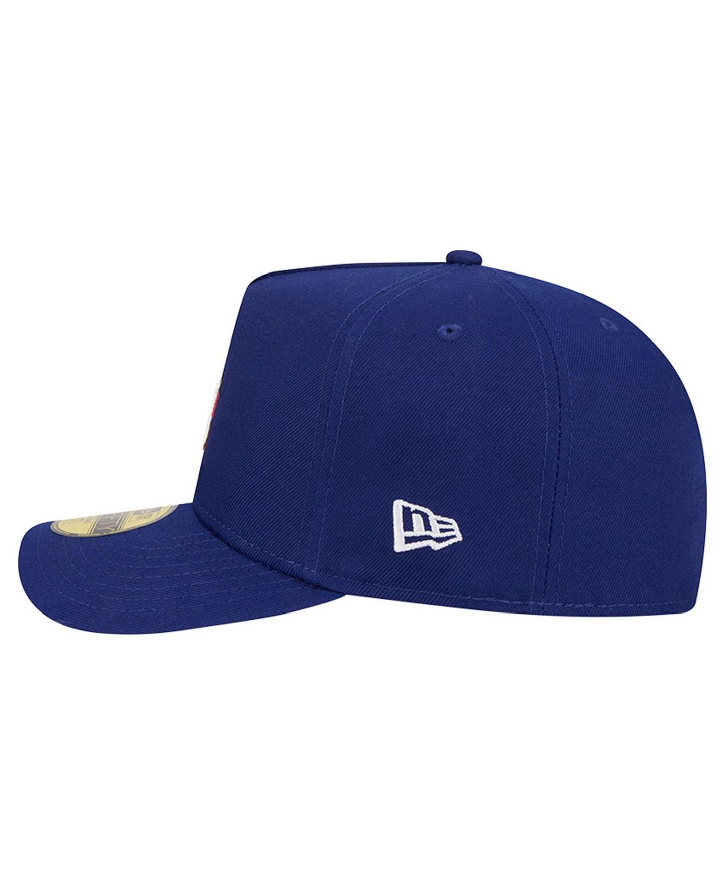 Мужская кепка New Era Dark Blue Texas Rangers Cartoon A-Frame 59FIFTY Fitted Hat — фото 7