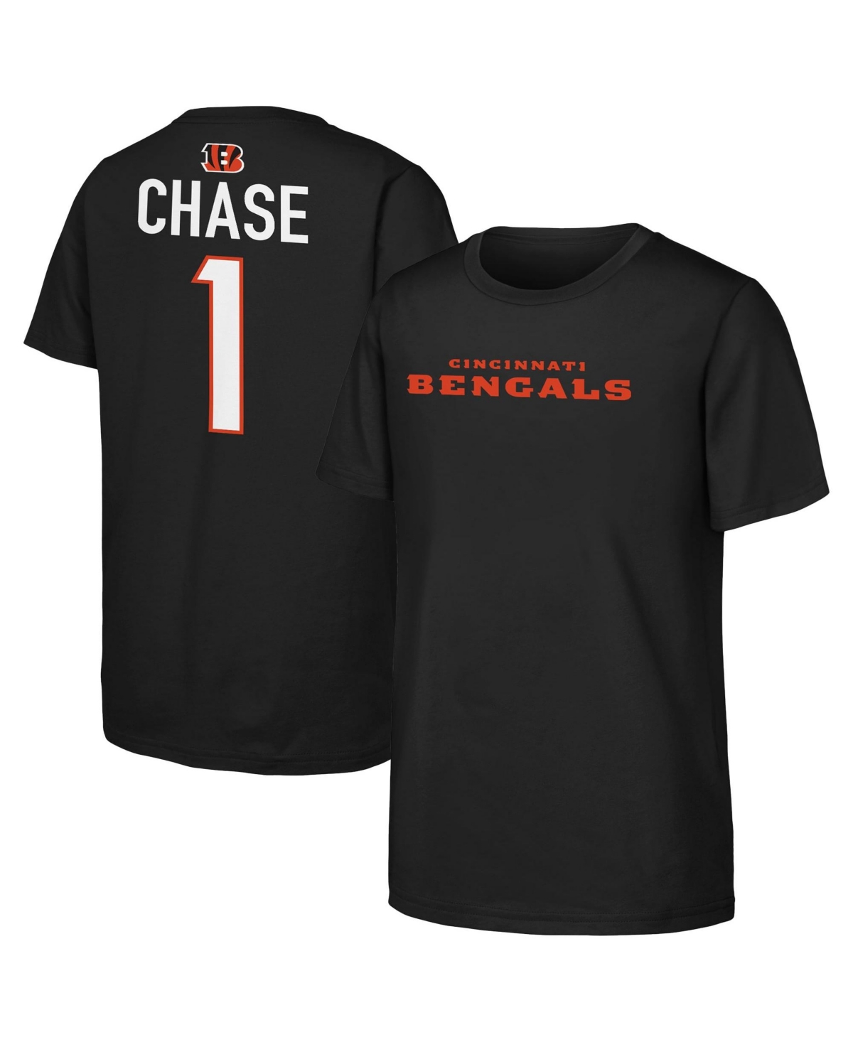 Outerstuff Boys' and Girls' Ja'Marr Chase Cincinnati Bengals T-Shirt