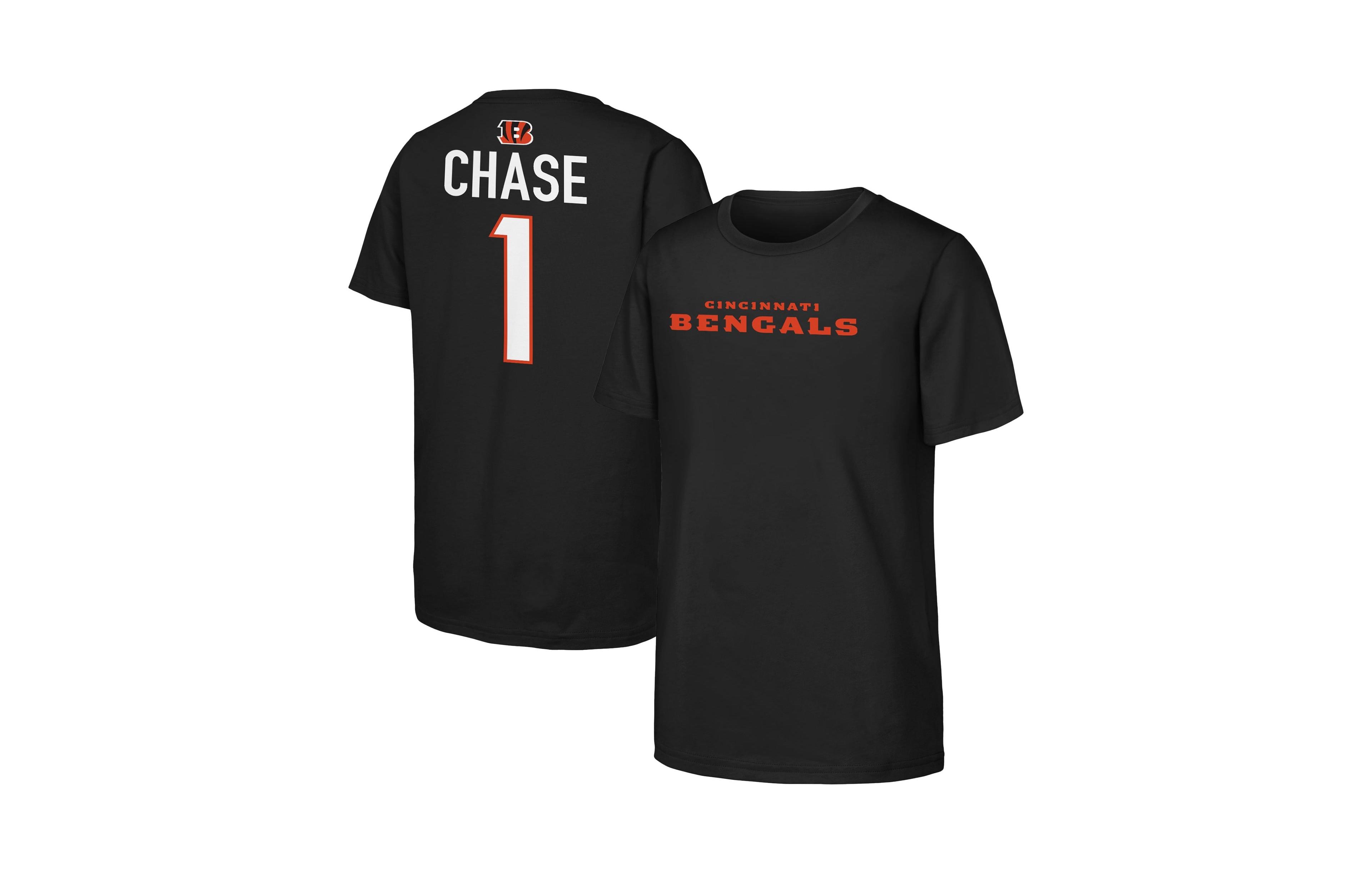 Outerstuff Boys' and Girls' Ja'Marr Chase Cincinnati Bengals T-Shirt