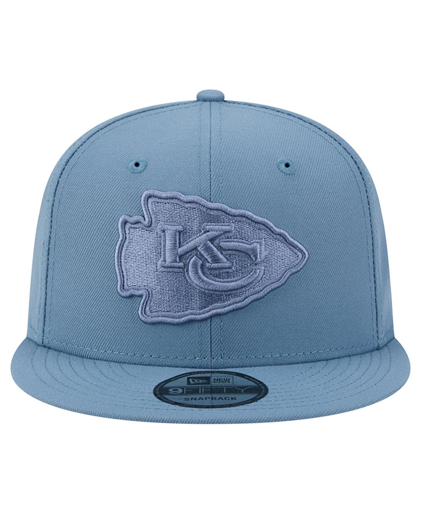 Мужские головные уборы New Era Blue Kansas City Chiefs Color Pack 9FIFTY Snapback Hat — фото 2