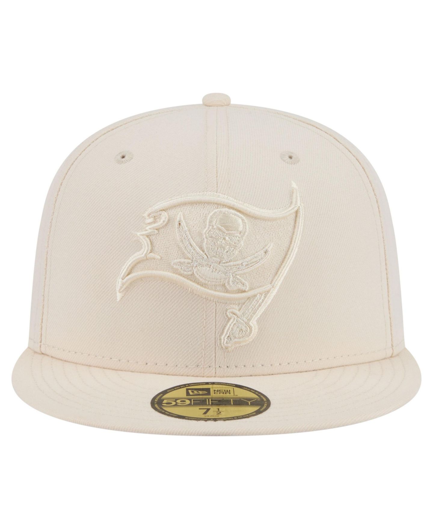 Мужские головные уборы New Era Cream Tampa Bay Buccaneers Color Pack 59FIFTY Fitted Hat — фото 2
