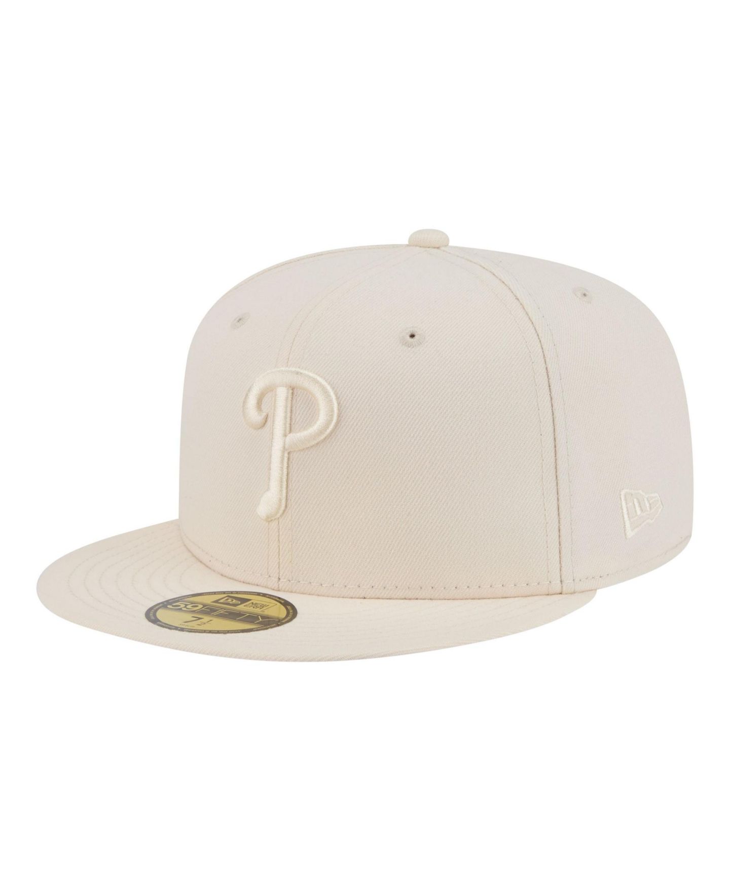 Мужские головные уборы New Era Cream Philadelphia Phillies Color Pack 59FIFTY Fitted Hat — фото 1