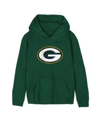 Preschool Green Green Bay Packers Primary Logo Fleece Hoodie