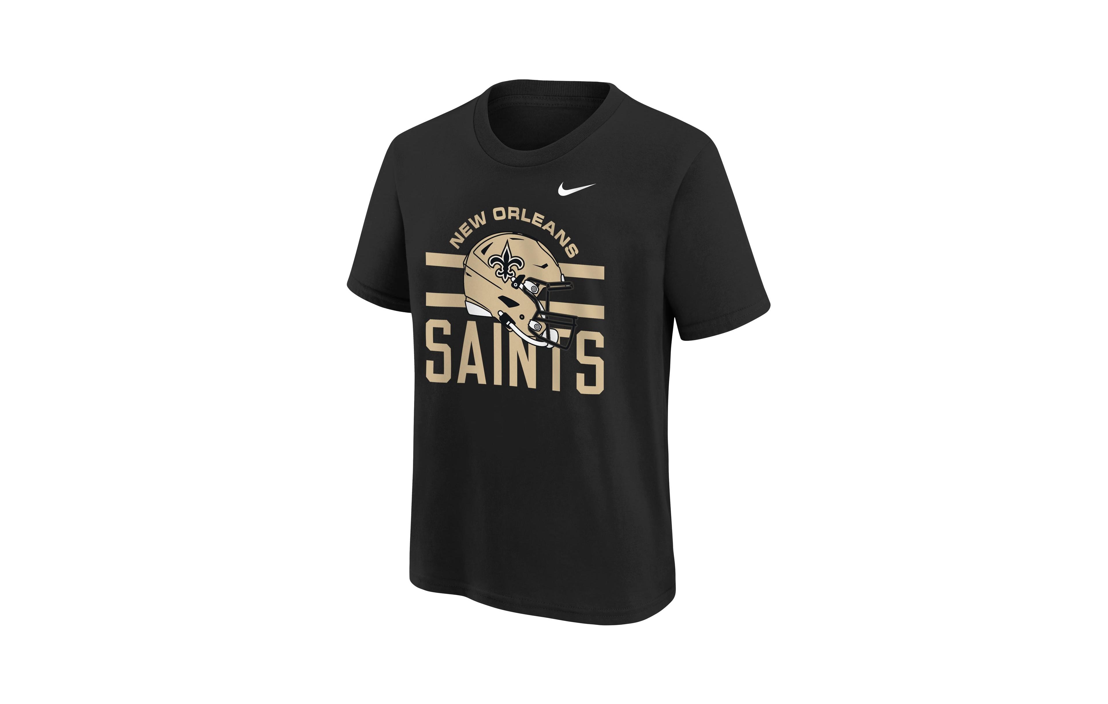 Nike Boys' and Girls' New Orleans Saints Cotton Graphic T-Shirt