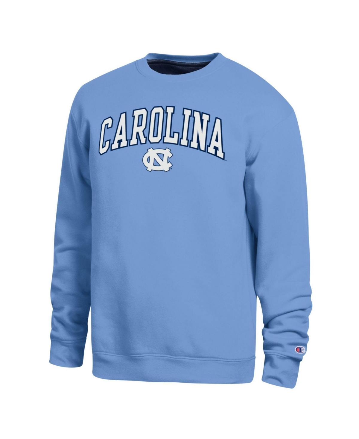 Champion Men's North Carolina Tar Heels Arch Crew Neck Classic-Fit Sweatshirt - Carolina Blue